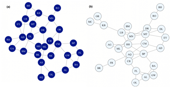 Sex-specific graphs: Relating group-specific topology to demographic and landscape data